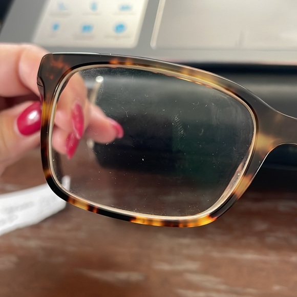 Bulgari 3018 5251 Havana clear brown tortoise eyeglasses with round black case - Picture 10 of 16